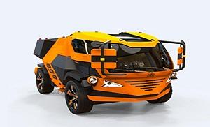 3D打印-高速公路檢測&應急處理工程車作品案例分析